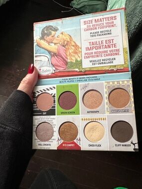 theBalm Eyeshadow Palette — Red, Gold, Brown & Cream Tones
